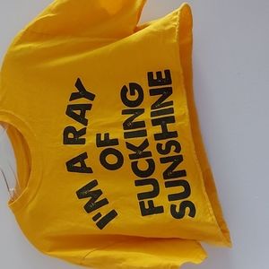 Cheeky crop top - size L